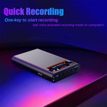 DVR25 32GB Magnetic Voice Activated Recorder AI Noise Reduction USB-C Audio Recorder for Meetings