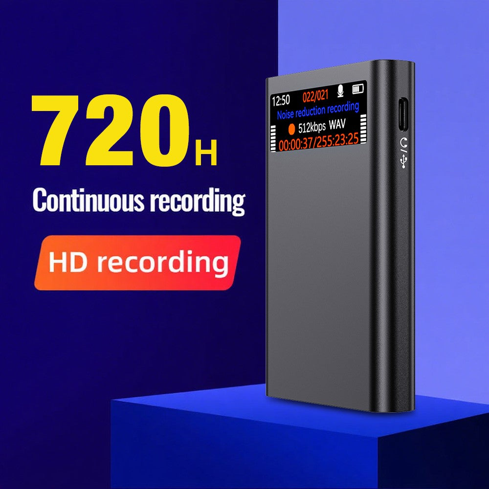 DVR25 32GB Magnetic Voice Activated Recorder AI Noise Reduction USB-C Audio Recorder for Meetings