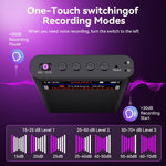 DVR25 32GB Magnetic Voice Activated Recorder AI Noise Reduction USB-C Audio Recorder for Meetings