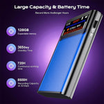 DVR25 32GB Magnetic Voice Activated Recorder AI Noise Reduction USB-C Audio Recorder for Meetings