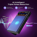 DVR25 32GB Magnetic Voice Activated Recorder AI Noise Reduction USB-C Audio Recorder for Meetings