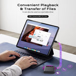 DVR25 64GB Magnetic Voice Activated Recorder AI Noise Reduction USB-C Audio Recorder for Meetings