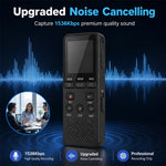 P329 16GB Digital Voice Recorder 1.4 inch 1536Kbps PCM Noise Reduction Audio Recorder
