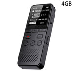 P329 4GB Digital Voice Recorder 1.4 inch 1536Kbps PCM Noise Reduction Audio Recorder