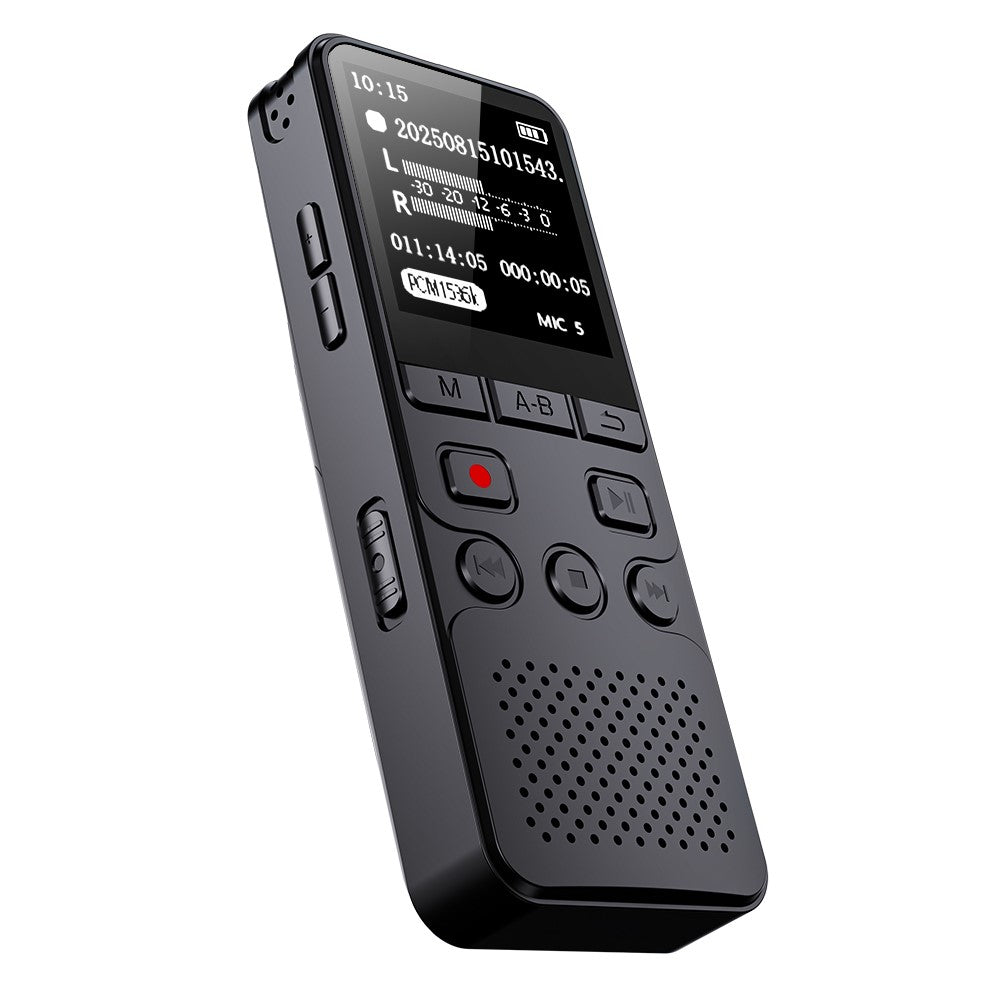 P329 4GB Digital Voice Recorder 1.4 inch 1536Kbps PCM Noise Reduction Audio Recorder