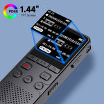 P329 4GB Digital Voice Recorder 1.4 inch 1536Kbps PCM Noise Reduction Audio Recorder