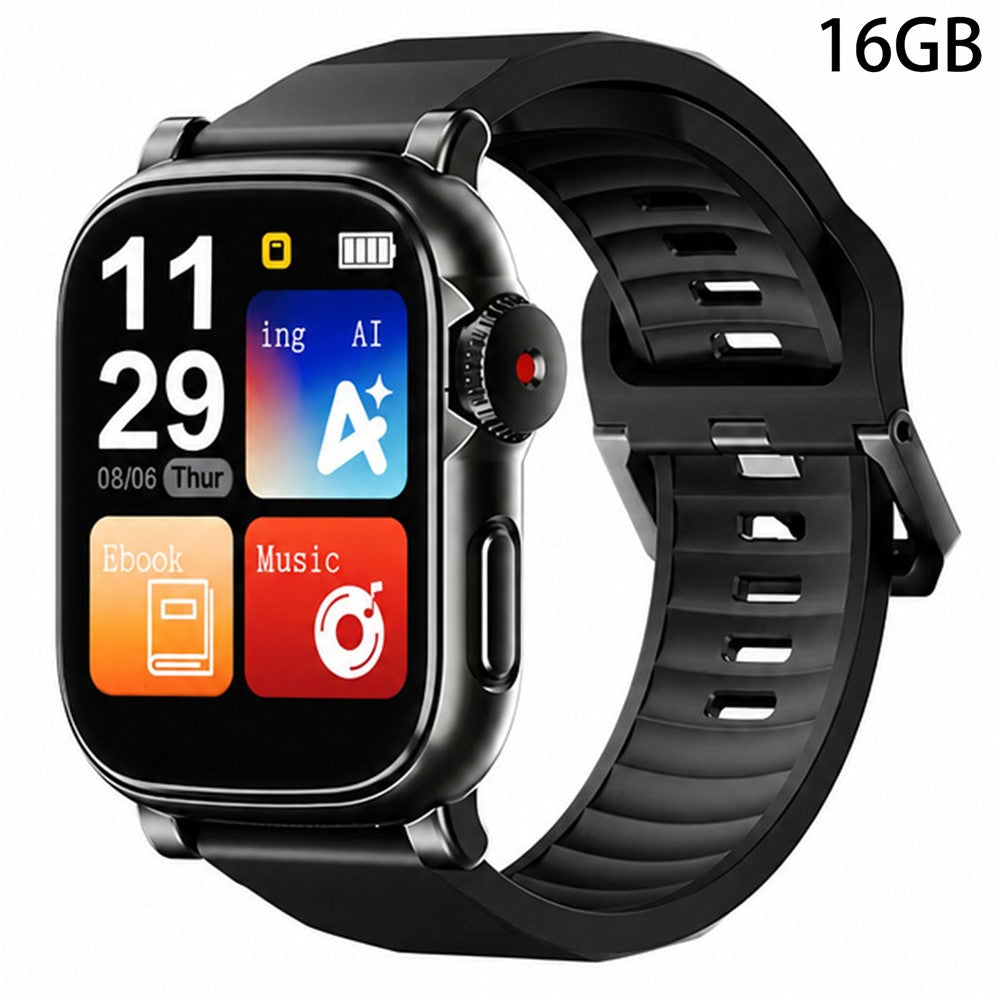 R6566 16GB AI stemmeoptagerur 2,01 tommer touchskærm Bluetooth-kompatibel 5.3 AI transskriptionsoptager