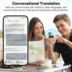 UP-11 64GB AI Voice Recorder Real-Time Speech-to-Text 108-Language Translation Bluetooth-compatible Recorder for Meetings and Interviews