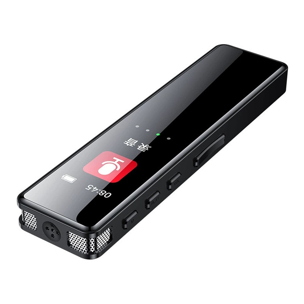 8 GB digital stemmeoptager med 0,96" TFT-skærm, 360-graders panorama-mikrofon og lydoptager