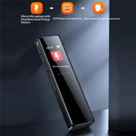 8830 32GB Digital Voice Recorder 0.96-Inch TFT Display 360-Degree Panoramic Microphone Audio Recorder