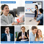 8835 32GB Digital Voice Recorder Dual Microphone Noise Reduction Recorder for Business Meetings Interviews