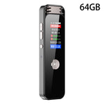 8835 64GB Digital Voice Recorder Dual Microphone Noise Reduction Recorder for Business Meetings Interviews