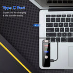 8835 64GB Digital Voice Recorder Dual Microphone Noise Reduction Recorder for Business Meetings Interviews