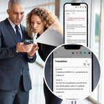 UP-11 32GB AI-stemmeoptager Realtids tale til tekst 108-sprogs oversættelse Bluetooth-kompatibel optager til møder og interviews