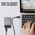 UP-11 32GB AI-stemmeoptager Realtids tale til tekst 108-sprogs oversættelse Bluetooth-kompatibel optager til møder og interviews
