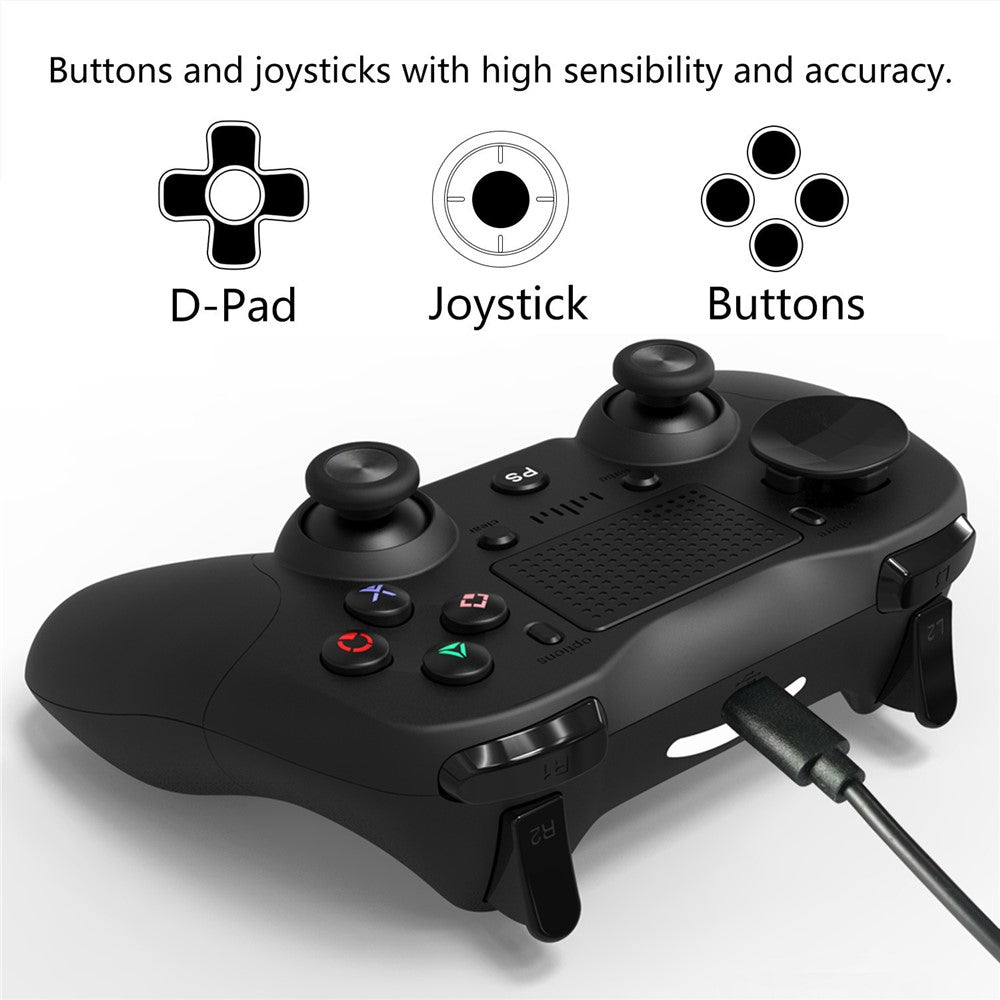 MB-P912w Wired Gamepad Dual Analog Game Joystick Controller Gaming Gamepad for PS4