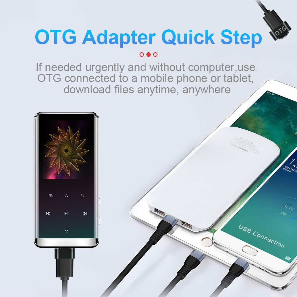 M13 32GB Portable Audio Recorder 1.5 inch Screen Bluetooth-compatible MP3 Video Pictures Viewing FM Radio E-book Reader Voice Activated Voice Recorder