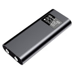 Q25 4 GB bærbar optager med rygclips, magnetisk, lydoptager, LED-skærm, musikafspiller, diktafon til klasseværelsesmøder og taler