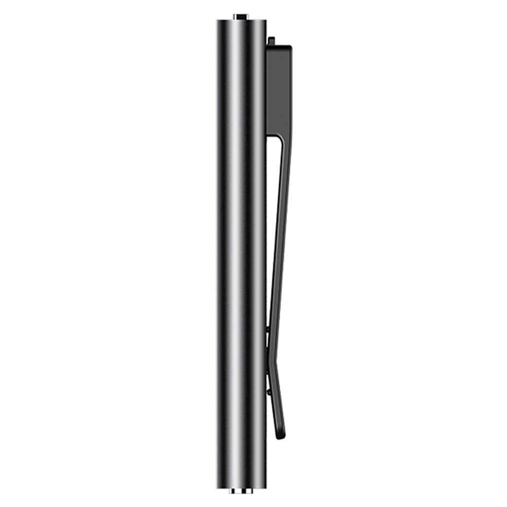 Q25 4 GB bærbar optager med rygclips, magnetisk, lydoptager, LED-skærm, musikafspiller, diktafon til klasseværelsesmøder og taler