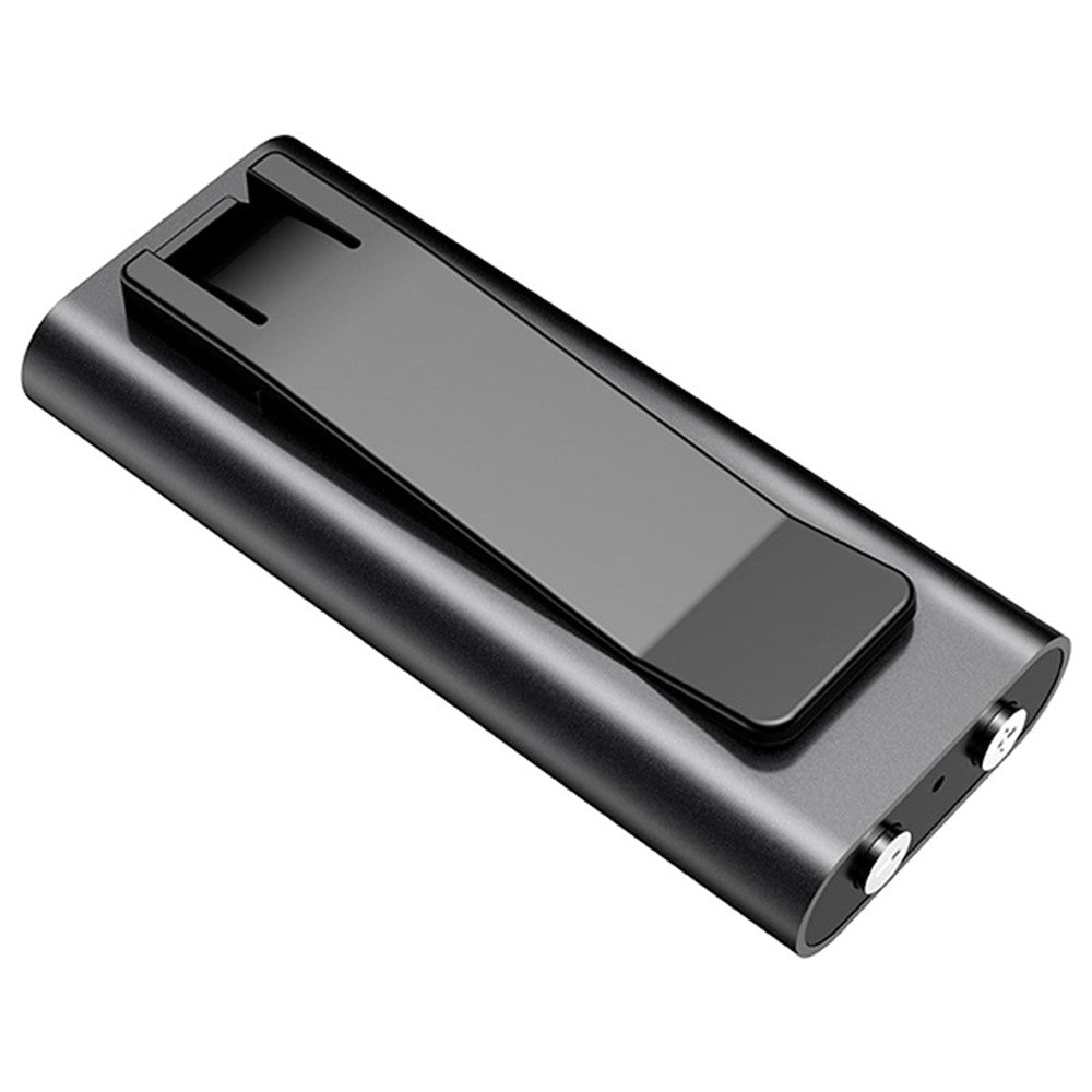Q25 4 GB bærbar optager med rygclips, magnetisk, lydoptager, LED-skærm, musikafspiller, diktafon til klasseværelsesmøder og taler