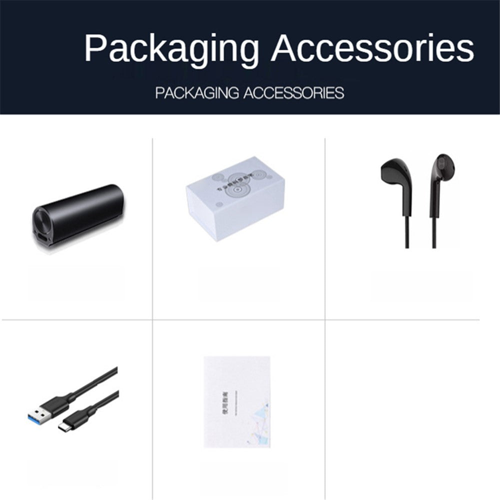 Q73 8GB Genopladelig Mini Lydoptager Magnetisk Støjreduktion Digital HD Diktafon
