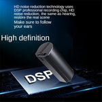 Q73 8GB Genopladelig Mini Lydoptager Magnetisk Støjreduktion Digital HD Diktafon