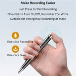 Q80 32GB Portable Audio Voice Recorder Writeable Recording Pen Digital Dictaphone MP3 Player