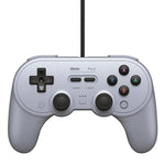 8BITDO Pro 2 Wired Controller Steam Game Console Gamepad with Modifiable Vibration for Nintendo Switch/Windows