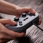 8BITDO Pro 2 Wired Controller Steam Game Console Gamepad with Modifiable Vibration for Nintendo Switch/Windows