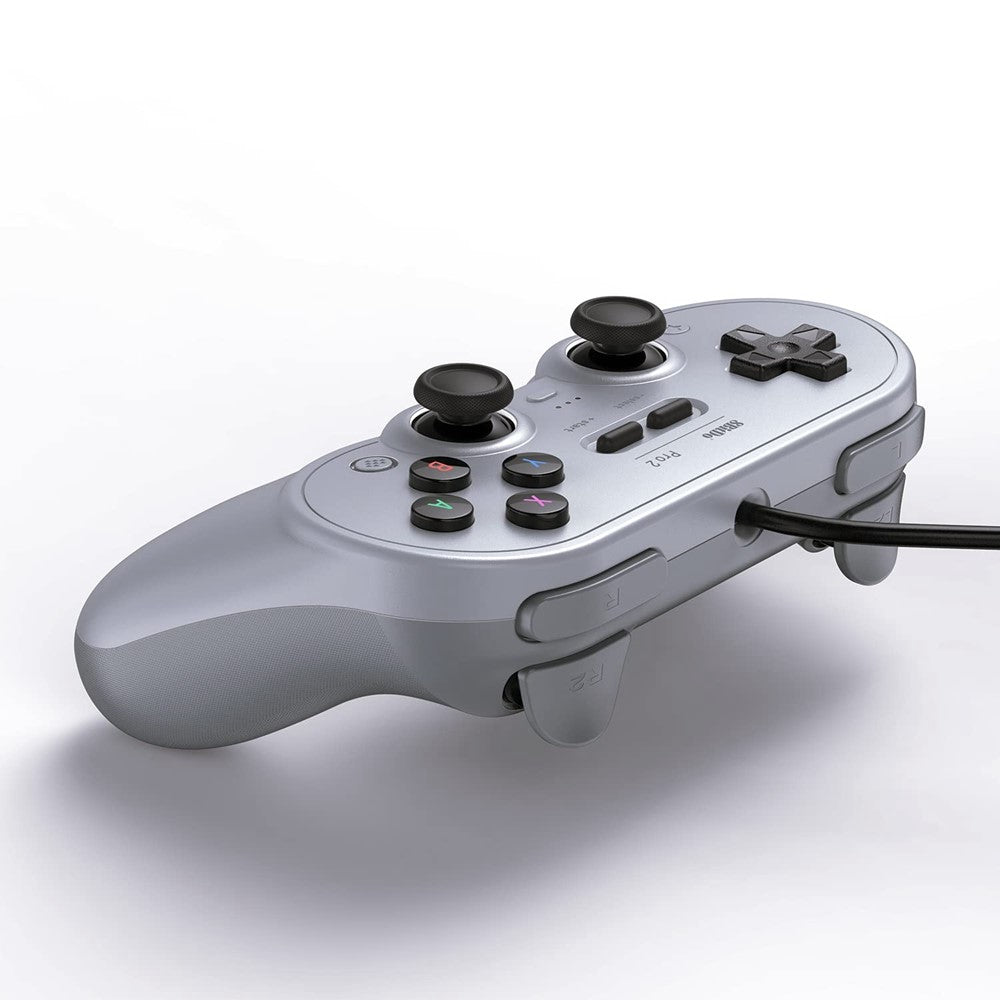8BITDO Pro 2 Wired Controller Steam Game Console Gamepad with Modifiable Vibration for Nintendo Switch/Windows