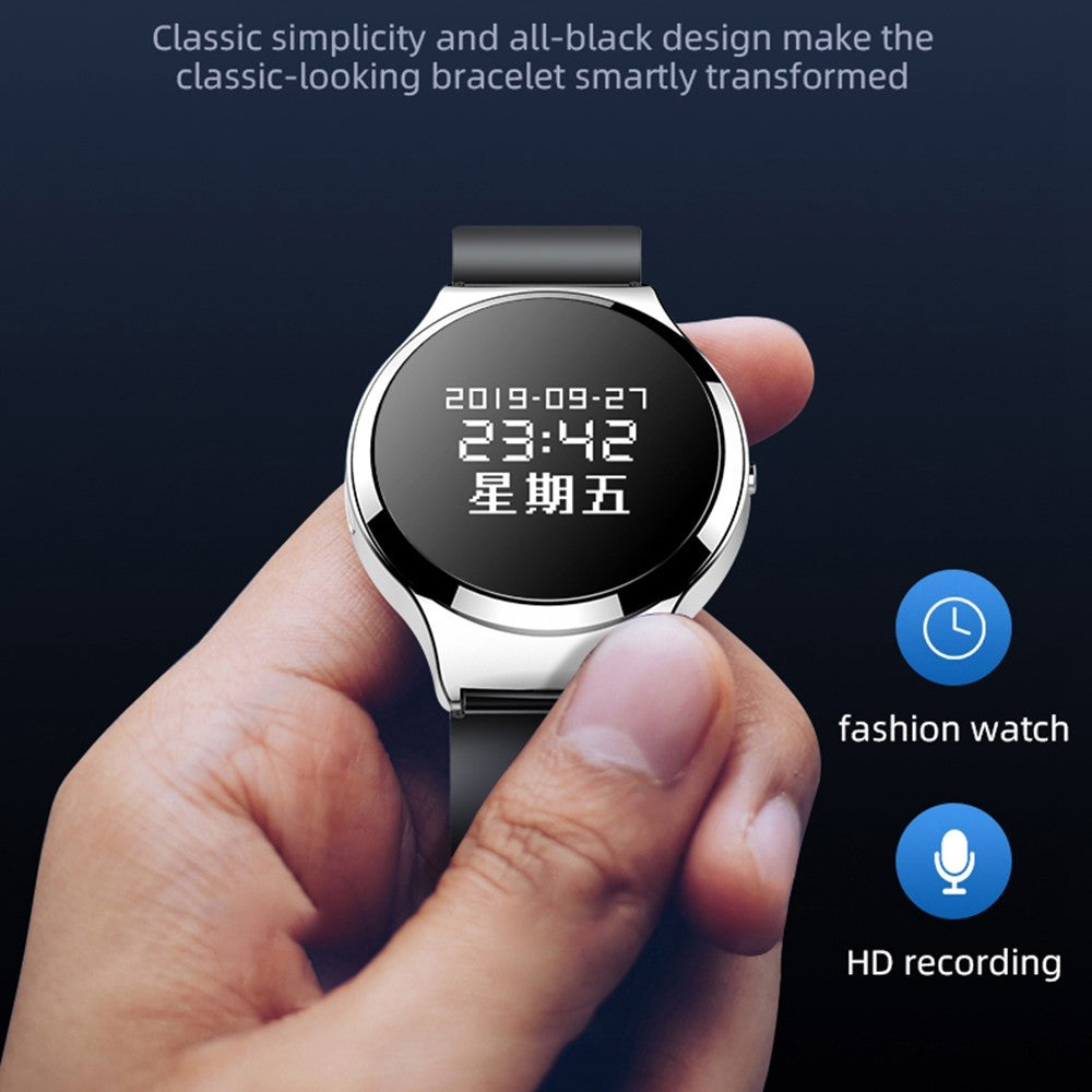 S8 16GB Voice Recorder Bracelet Digital Watch Sound Voice Password Encryption Audio Recorder for Lectures Meetings Interviews Classes