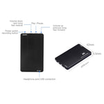 M2 8GB Intelligent Støjreducerende HD Stemmeaktiveret Optager Mini Lydoptagelseslagerenhed