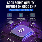 Q66 Heart-Shaped 8GB Voice Recorder Encrypted Smart Recording Device High-Definition Noise Reduction Portable Voice Recorder for Interview Conference Classroom