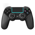 8957 Bluetooth-compatible Wireless Controller for PS4 Game Consoles Joystick Gamepad with LED Light/3.5mm Audio Port Support Dual Motor Dual Vibration