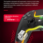 P07 Dazzle Lighting Wireless Bluetooth-compatible Controller for PS4 Game Console Gamepad (without Stand)
