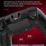 P07 Dazzle Lighting Wireless Bluetooth-compatible Controller for PS4 Game Console Gamepad (without Stand)