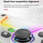 P07 Dazzle Lighting Wireless Bluetooth-compatible Controller for PS4 Game Console Gamepad (without Stand)