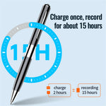 Q91 16GB Digital Voice Recorder Portable Writing Recording Pen Voice Ativated MP3 Player U Disk