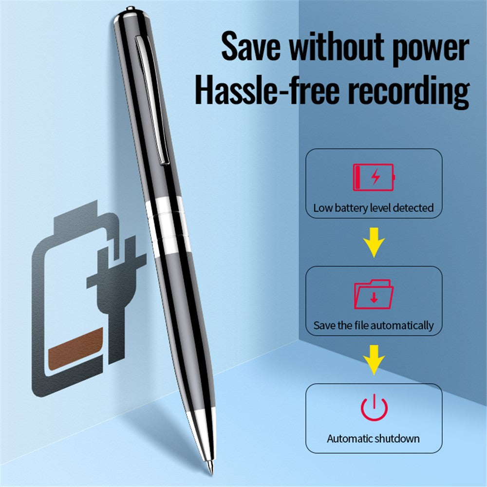 Q91 128GB Digital diktafon pen MP3 musikafspiller U-disk til forelæsninger møder