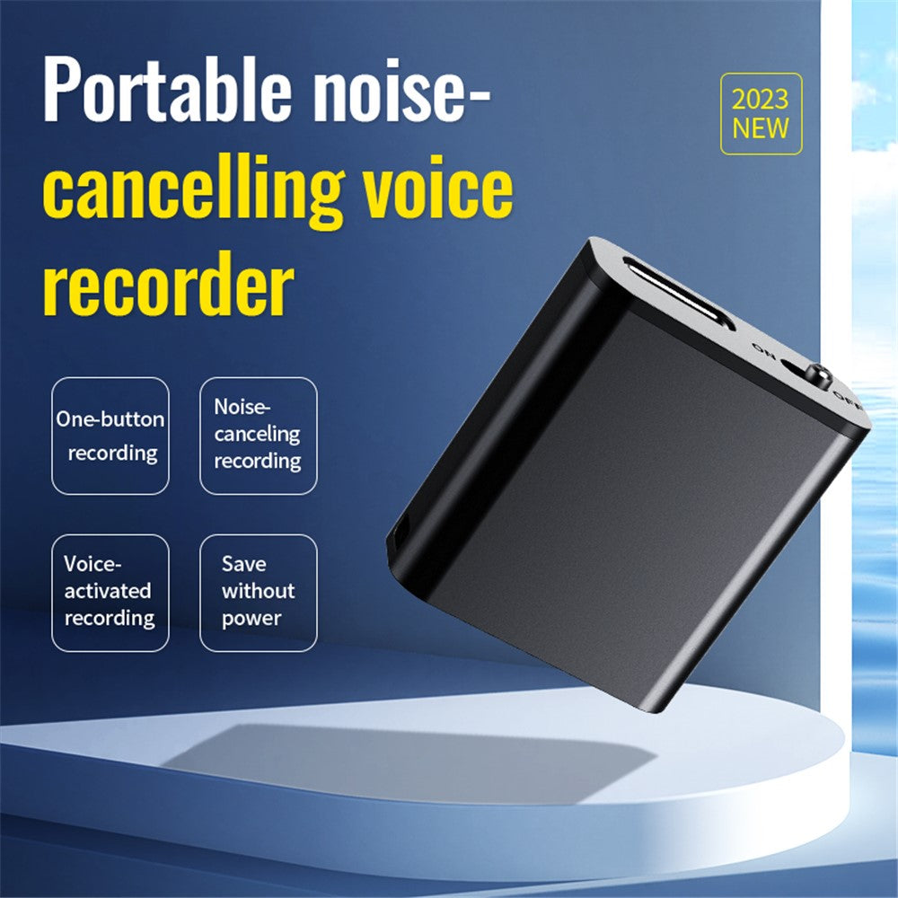 Q8 8GB Noise Cancelling Mini Voice Recorder Voice Activated Recorder MP3 Player with OTG Function