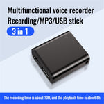 Q8 8GB Noise Cancelling Mini Voice Recorder Voice Activated Recorder MP3 Player with OTG Function
