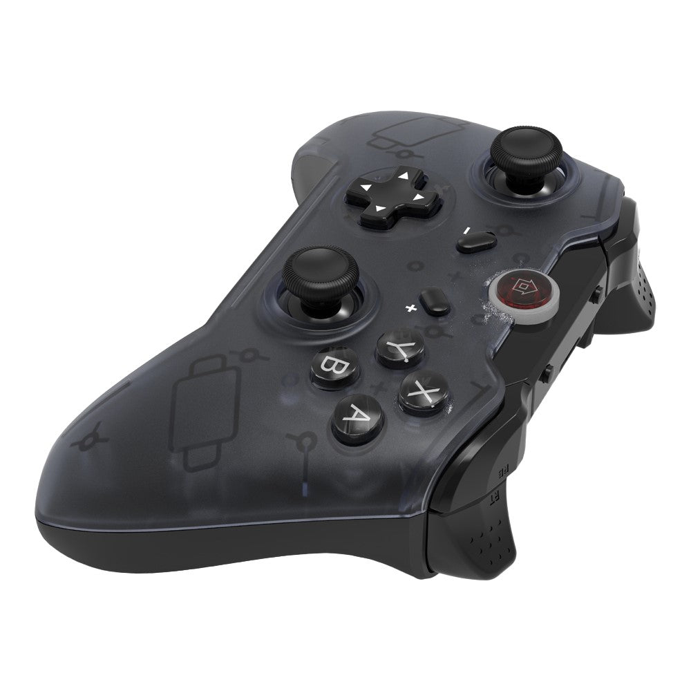 SWH PRO 8575-Switch Translucent Frosted Case Wireless Gamepad for Nintendo Switch Game Console Bluetooth-compatible Controller