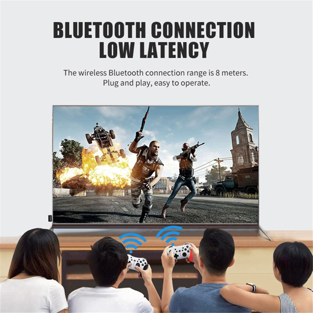 HS-SW510 Wireless Controller for Nintendo Switch, Bluetooth-compatible Multi-Platform Gamepad Joystick with Turbo Function
