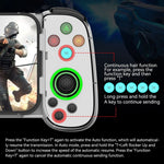 D7 Stretchable Wireless Controller for Game Console Bluetooth-compatible Gamepad Left / Right Hall Rocker Game Handle