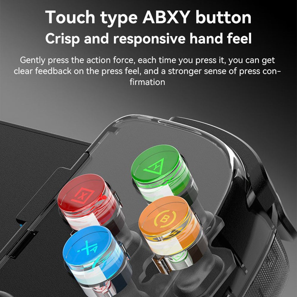 D7 Stretchable Wireless Controller for Game Console Bluetooth-compatible Gamepad Left / Right Hall Rocker Game Handle