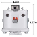 Motion Plus Adapter for Nintendo Wii Remote Controller Upgraded Motion Attachment, White