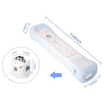 Motion Plus Adapter for Nintendo Wii Remote Controller Upgraded Motion Attachment, White
