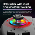 D8 Cell Phones Stretchable Controller Wireless Bluetooth-compatible Gamepad with RGB Light for PS3, PS4, Nintendo Switch