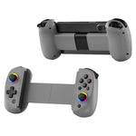 D8 Cell Phones Stretchable Controller Wireless Bluetooth-compatible Gamepad with RGB Light for PS3, PS4, Nintendo Switch