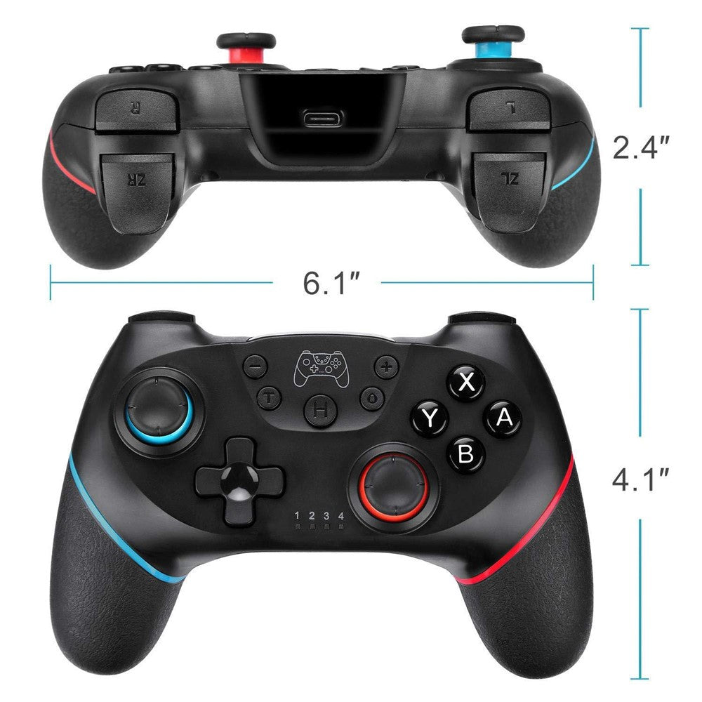 SW001+ Wireless Bluetooth-compatible Controller for Nintendo Switch Gamepad with Vibration, 6-Axis Motion Sensor